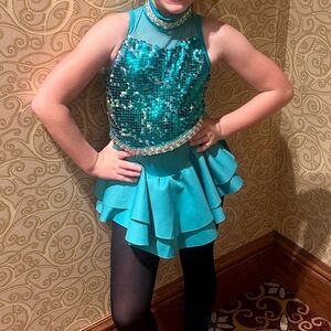 Weissman Teal Jazz costume